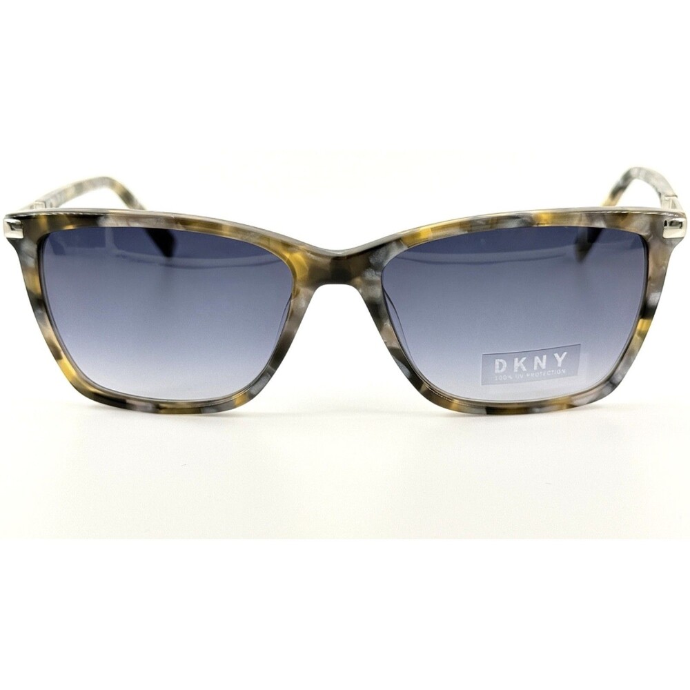 DKNY DK539S Womens Plastic Sunglass 425 Tortoise Pearlized Blue 55-16 w Case - Picture 3 of 5